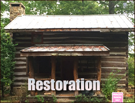Historic Log Cabin Restoration  Fayette, Ohio